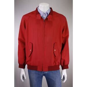 Barracuda for Granger Owens Red Cafe Jacket Cotton Men's Large